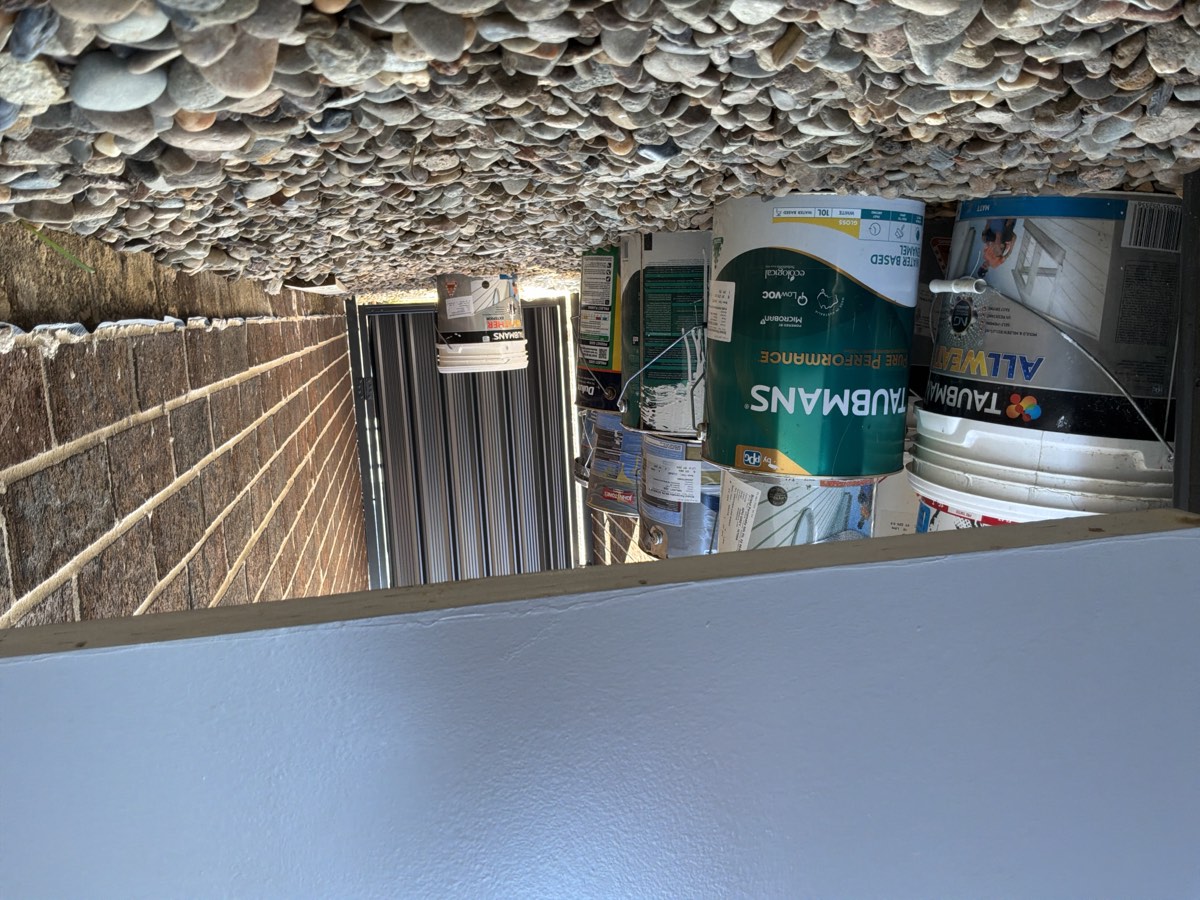 External door edges needing sealing, Riverstone
